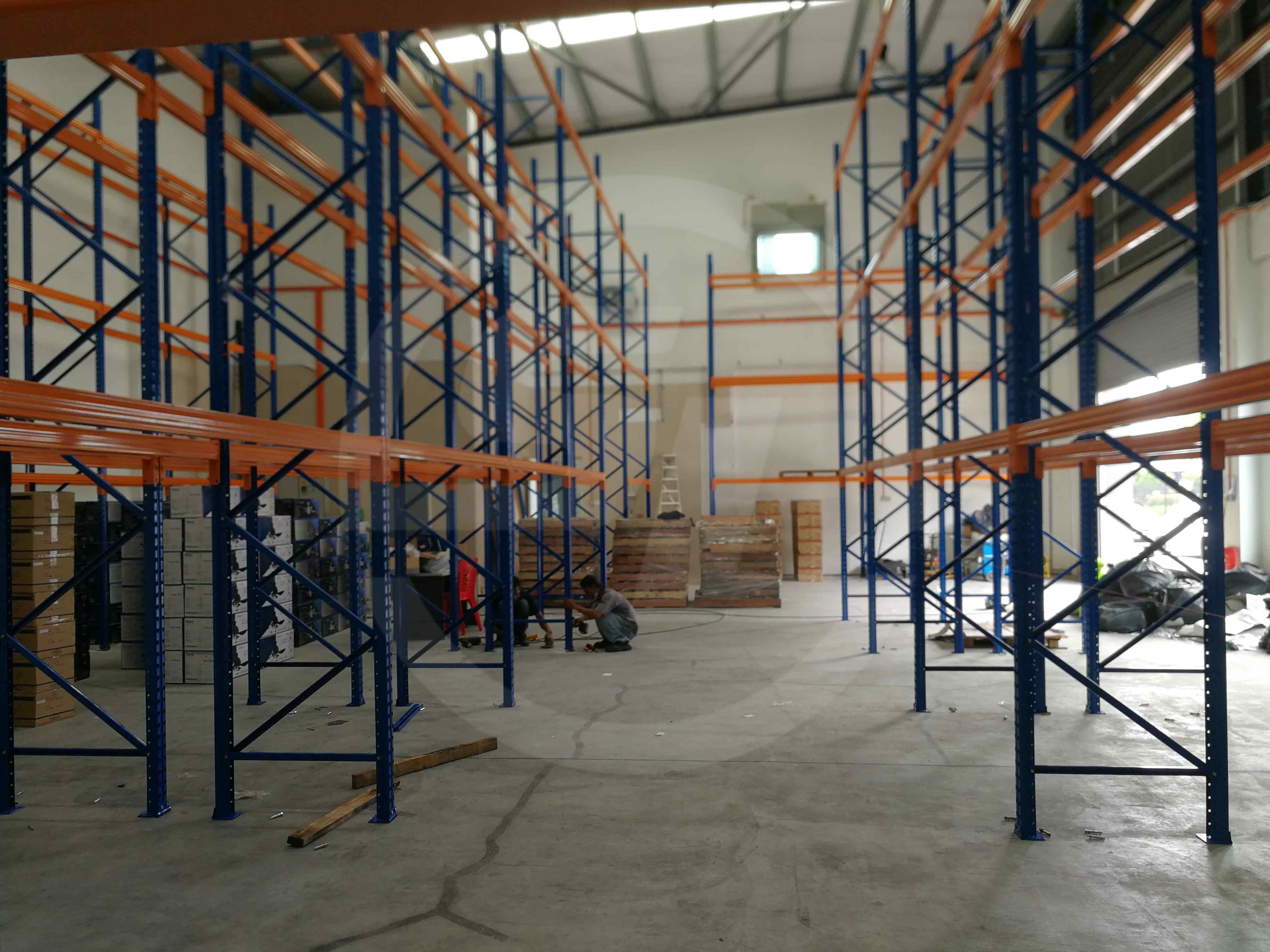 Selective Pallet Racking installed for Fanz Sdn Bhd, Johor Bahru